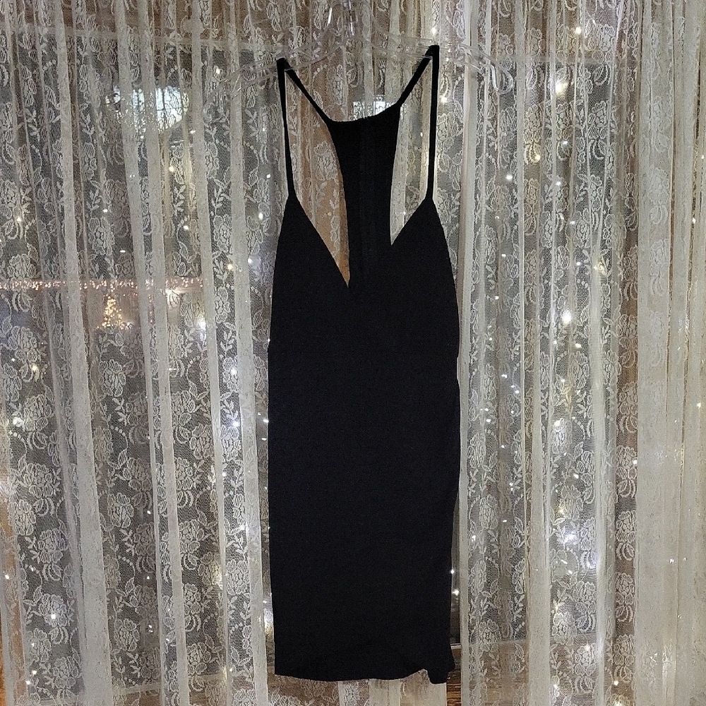 CHARLOTTE RUSSE NWT Elegant Black Sleeveless Dress Size M